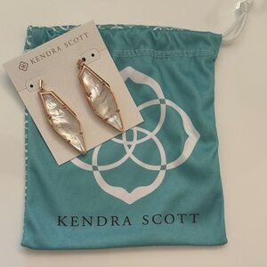 Kendra Scott Iridescent Shell Drop Earrings